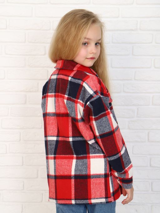 Р-001 Рубашка Мир (рубиновый) - Милаша фото 7