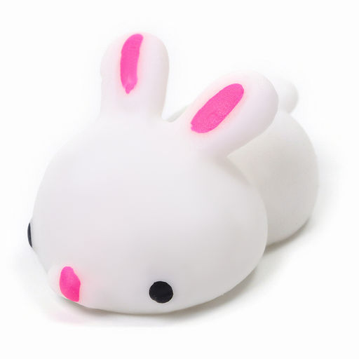 Цена за 2 шт. Антистресс сквиш мялка «Зайка», с наклейки, в пакете