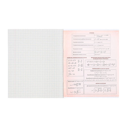 Набор предметных тетрадей Calligrata. MonoTone, 10 предметов, 36 листов, со справочным материалом, серые листы, обложка из мелованной бумаги