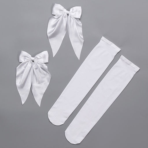 Набор на выпускной «Умная старшеклассница»: фартук р. 40–46, банты 2 шт., гольфы