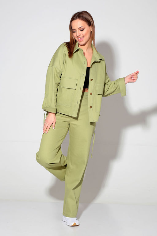 Костюм Liona Style 865 фисташковый  фото 4