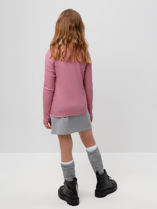 КР 302673-1/пепельная роза джемпер (лонгслив) для дев