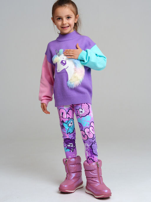 Свитер PlayToday Unicorn Kuromi мультиколор  фото 3