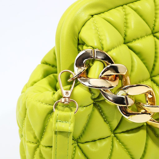 Сумка-клатч на фермуаре, цвет салатовый - Simaland фото 5