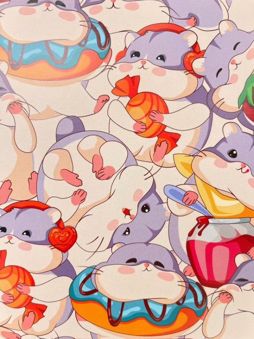 Скетчбук "Хомячки" 14х20 см, плотность 100 гр