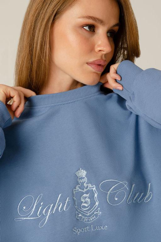 Арт. 2-540 Костюм женский с брюками 44-50 (4 шт) Цвет:Голубой - Калинка фото 13