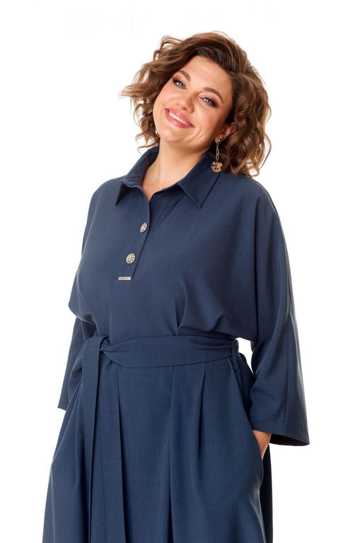 Платье Nadin N 2157 синий - Liliana фото 3