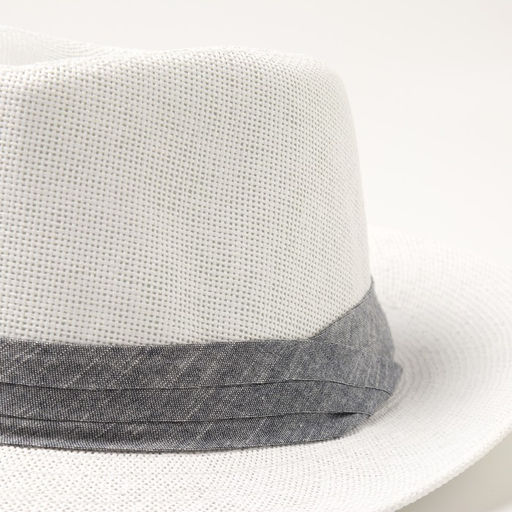 Шляпа мужская MINAKU, размер 58, белая