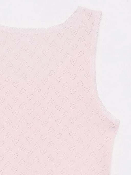 Bisiklet Yaka Kendinden Desenli K?z ?ocuk Atlet 2li - Waikiki фото 3