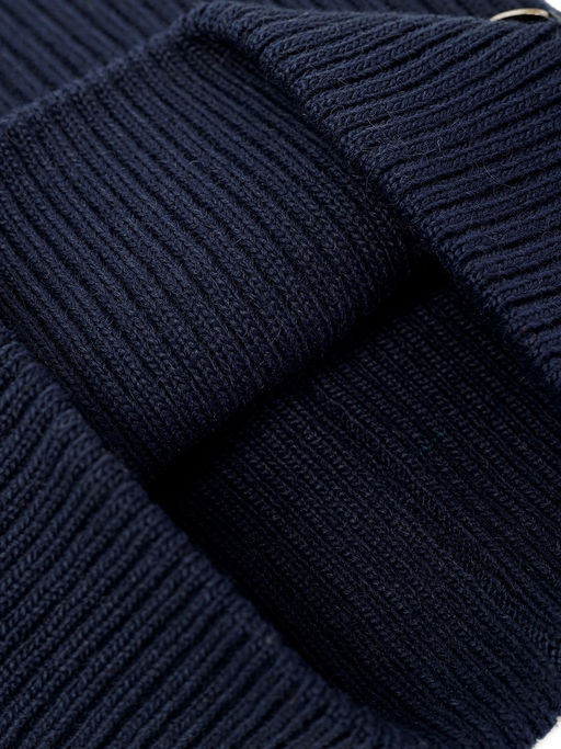 Шапка муж. шерсть+акр LB-A53111 d.blue - Labbra фото 4