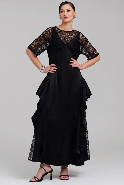 Платье вечернее нарядное с кружевом в пол - Sahar art lab фото 9