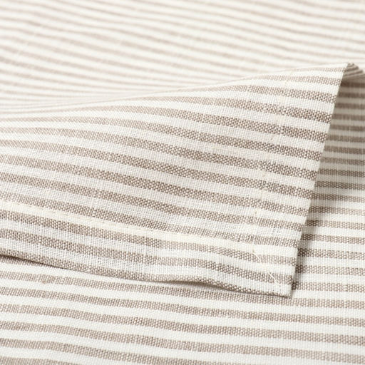 Дорожка на стол «Этель» Straightforward, 40×146 см, лён 100%, 180 г/м², белая, серая