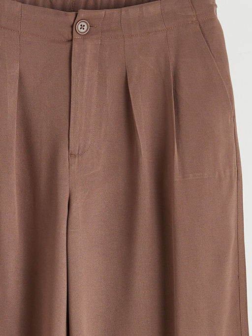 Beli Lastikli Pileli K?z ?ocuk Pantolon