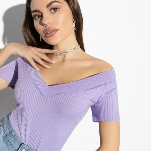 Футболка Ради удовольствия (lilac) - Charutti фото 4