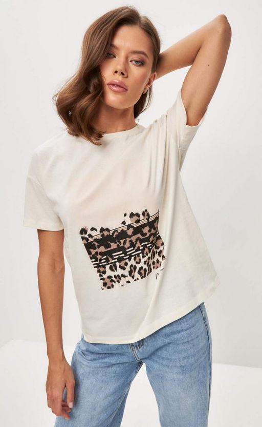 Футболка F412-06-807 milk - Fine joyce фото 4