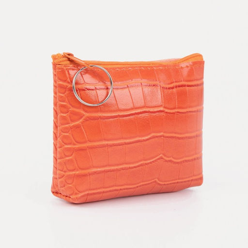 Цена за 3 шт. Кошелёк-монетница на молнии, 11.5×3×9 см, с текстурой, МИКС