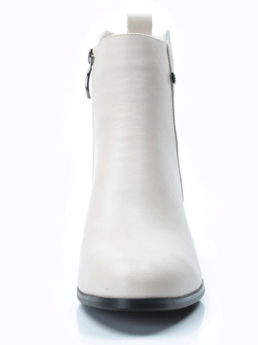 PCM358-2 BEIGE Ботинки демисезонные женские (натуральная кожа, байка) - Фабричный китай фото 7