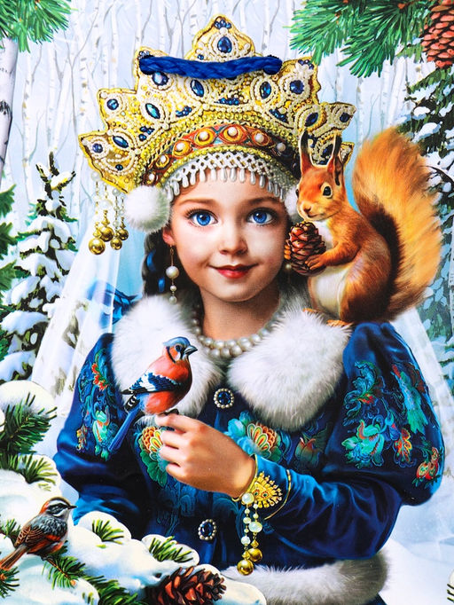 Цена за 4 шт. Пакет подарочный новогодний ламинированный, «Новогодняя пора», 11.5×6.5×14.5 см