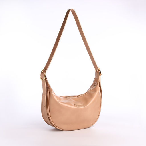 Сумка женская на молнии, цвет бежевый - Simaland фото 3