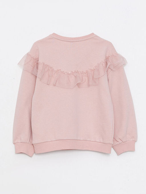 Bisiklet Yaka Basic Uzun Kollu K?z ?ocuk Sweatshirt - Waikiki фото 2