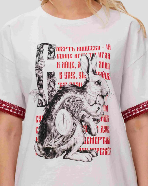 Футболка из премиального хлопка оверсайз