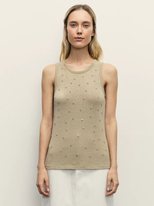 Майка со стразами / Zarina  фото 9