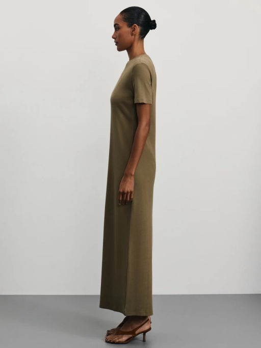 Платье-футболка длины макси / Zarina  фото 3