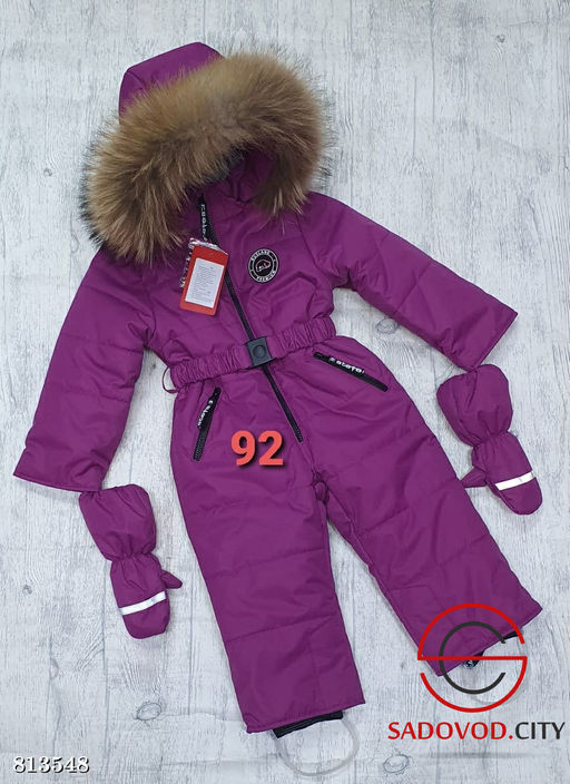 Зимний комбинезон для девочки - Bruno фото 2