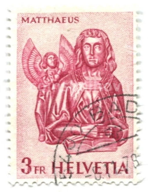 Марка Матфей 1-й Евангелист Швейцария