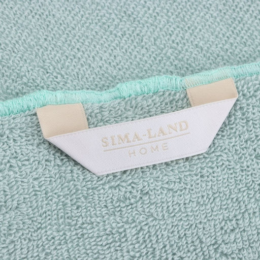 Салфетки махровые SL HOME: Frame «Аззура», 30×30 см - 3 шт., хлопок 100%, бирюзовые