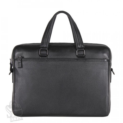 Портфель мужской кожаный 22-1167-1H black Heanbag - S-style фото 3