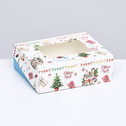 Цена за 20 шт. Коробка складная Открытка, 10 х 8 х 3,5 см