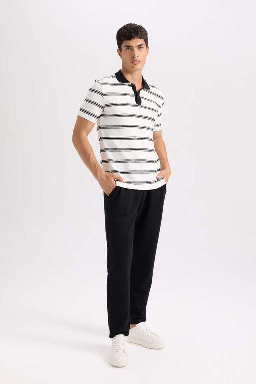 Прямые спортивные штаны стандартного кроя с кружевным поясом и карманами - Defacto фото 3