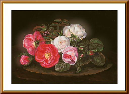 Набор для вышивания Нова Слобода СР 3279 Симфония роз 41.3 х 28 см