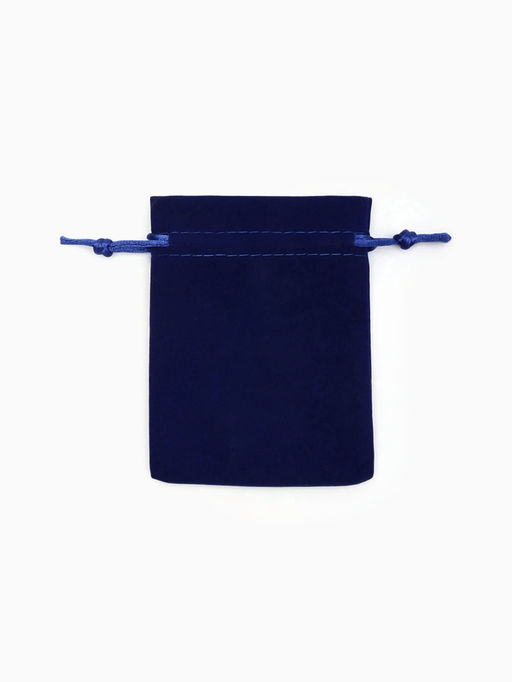 Набор бархатных подарочных мешочков 50шт. "Классика", 9*12, цвет синий (4621403)