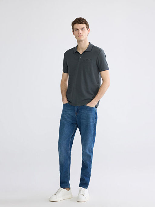 Polo Yaka Erkek Dokulu Ti??rt