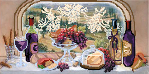 Рисунок на шелке МАТРЕНИН ПОСАД арт.24х47 - 4209 Легенды Грузии