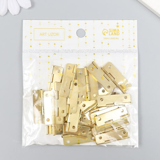 Цена за 30 шт. Петля для шкатулки с закругленными углами, 1.6×3 см