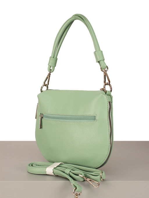 LACCOMA сумка Анжелика-Л815-мятный эко кожа хлопок  фото 2