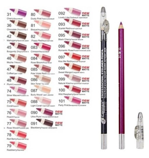 FARRES /W207-086/ Карандаш с точилкой для губ № 086 "телесный".(12)