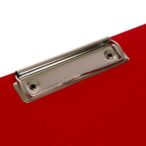 Папка-планшет с зажимом А4, 2 мм, Calligrata прочная, картон/бумвинил, красная (клипборд с крышкой)