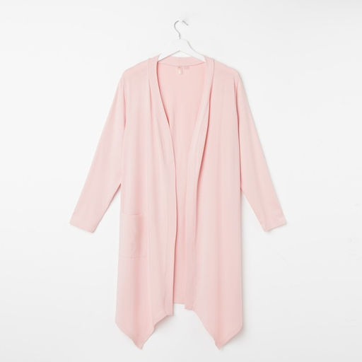 Халат женский MINAKU: Mint & Chocolate цвет пудра, р-р 52