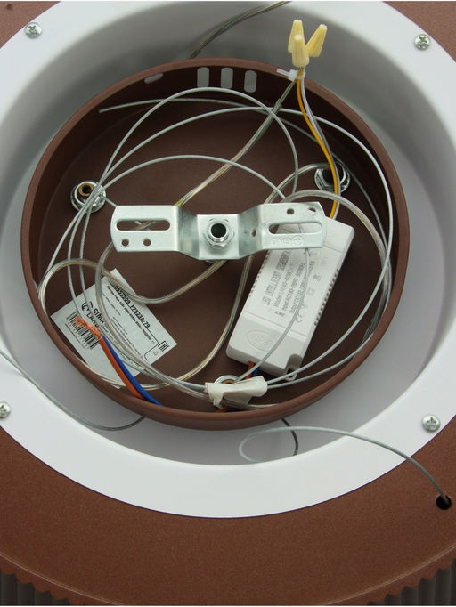 Люстра Freya 42 Вт LED 3000-6000К кофе Ø45 см