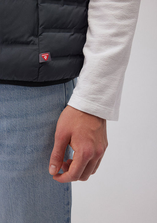 Lacivert Sisme Yelek - Mavi фото 4