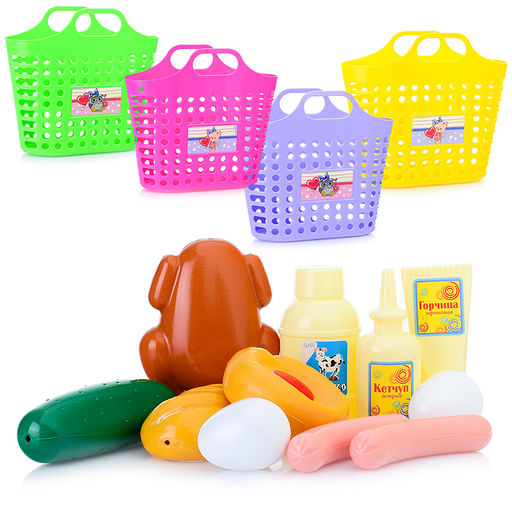 Игровой набор "Продуктовая корзинка" (12 предметов)