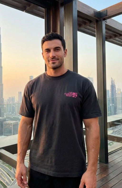 KM1899 Футболка (хлопок) ЧЕРНЫЙ