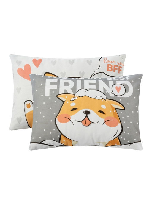 Комплект наволочек Этель Best friend 50х70 см - 2 шт, 100% хлопок, бязь  фото 11