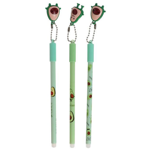 Цена за 12 шт. Ручка - прикол гелевая «Авокадо», МИКС