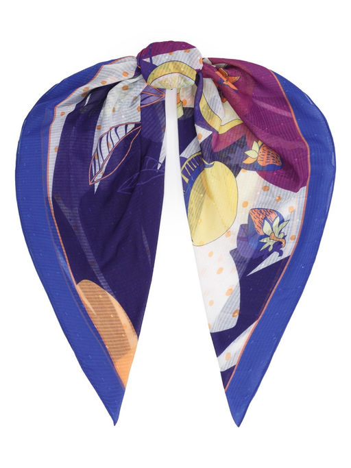 Платок жен. хл+шелк 110х110 BL22-0674-10 - Labbra фото 5