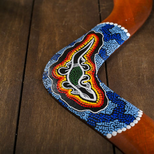 Сувенир Бумеранг с точечной росписью коричневый 40х7х1 см МИКС - Simaland фото 6